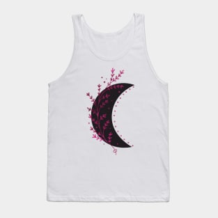 Black Moon, Witch moon, Spell, Divination, Occult Moon, Herbs, Witch, Moon Spell, Enchanted, Wicca, Tank Top